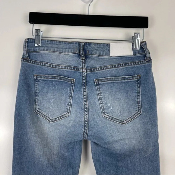 Pistola Distressed Raw Hem Skinny Jeans Women's Size 26 - Picture 6 of 10